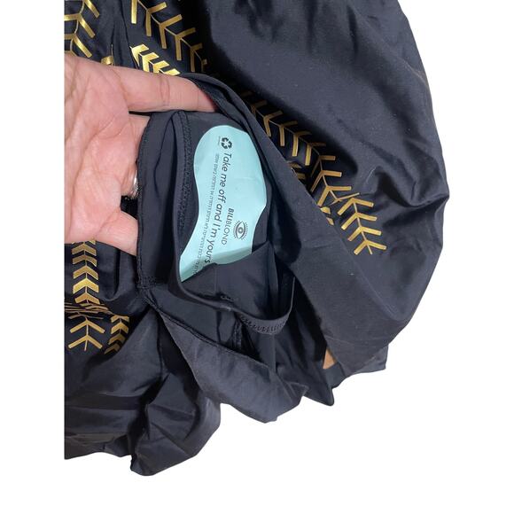 Biliblond Onepiece Overall Swim in Black Gold Womans XL NWT - Picture 8 of 13